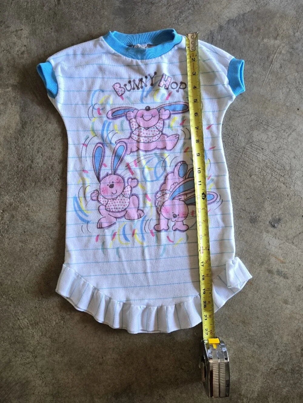 Vintage 80s 90s Girls Night Dress Bunny Hop 2T 3T